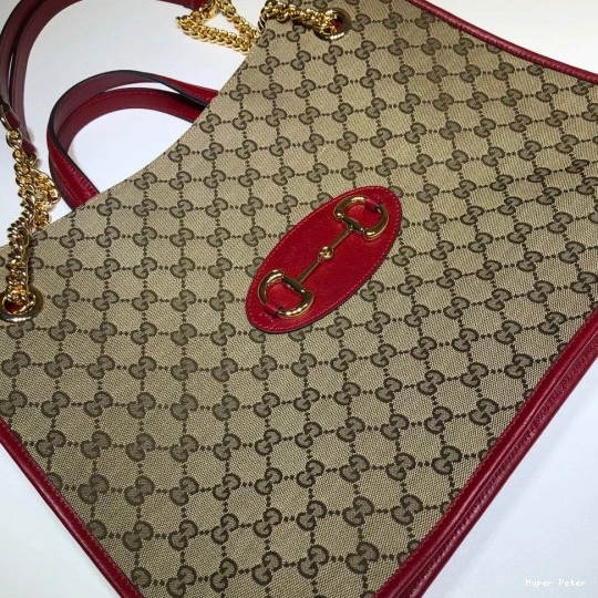 Hyper Peter large GUCCI bag tote Horsebit 1955 0715